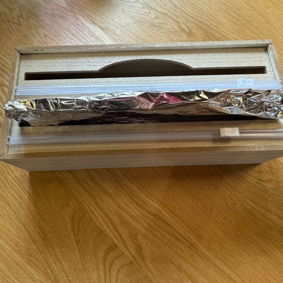 2 in 1 Wrap Organizer with Cutter - Bullseye's Playground™, Natural Wood - Picture 11 of 11